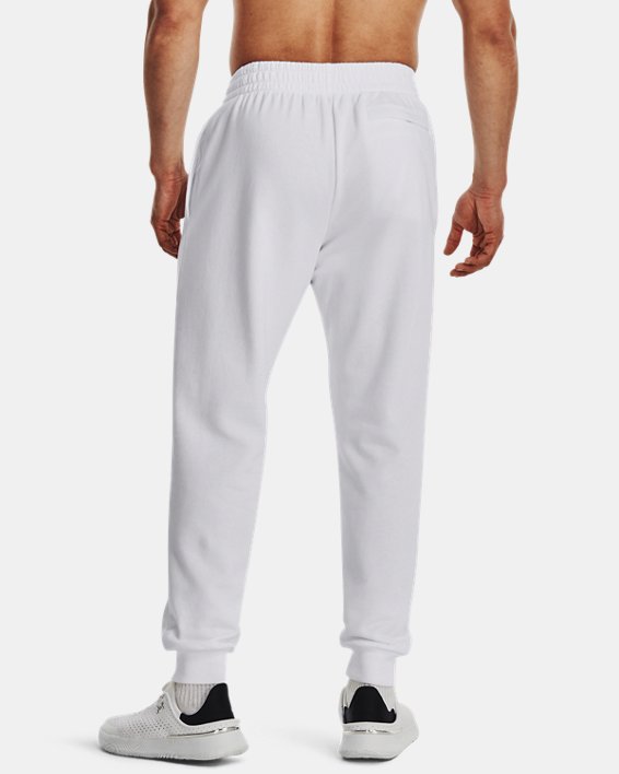 Pantalon de jogging UA Rival Fleece pour homme, White, pdpMainDesktop image number 1